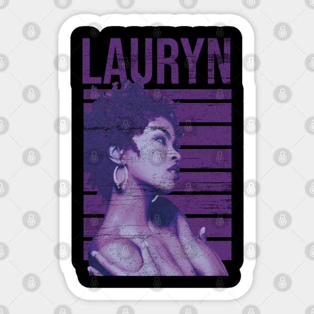Lauryn Purple Hill Sticker by Dami BlackTint